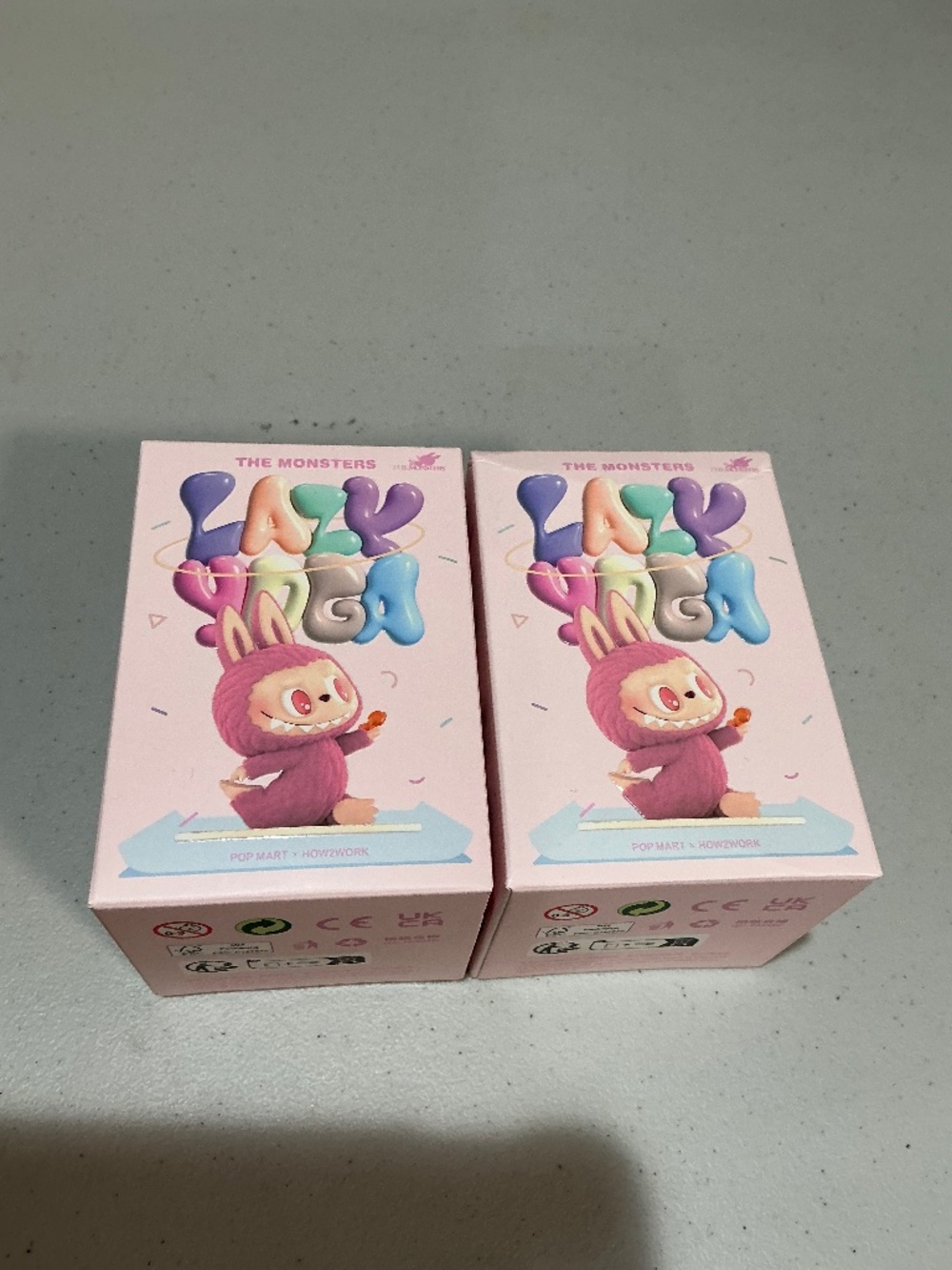 Pop Mart Lazy Yoga two blind boxes sealed